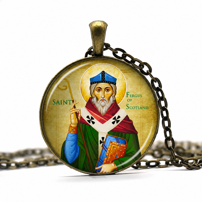 Saint Fergus of Scotland Necklace
