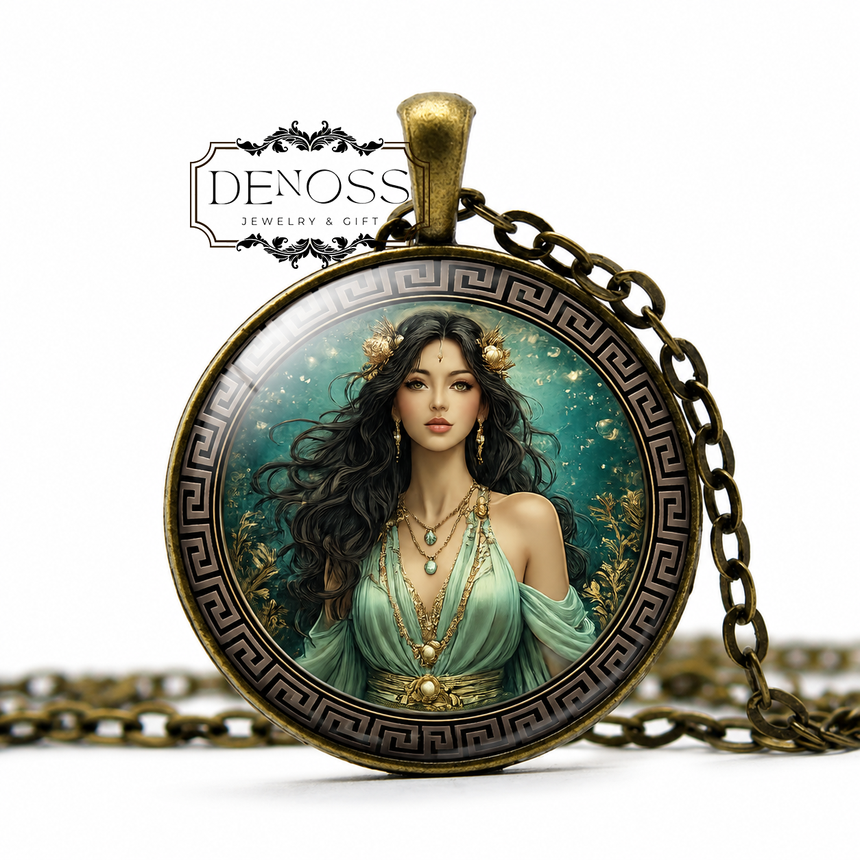 THETIS Necklace,Goddess of the Sea,Nereid,Shape-shifting,Mother of Achilles,Trojan War,Greek,Divine Power