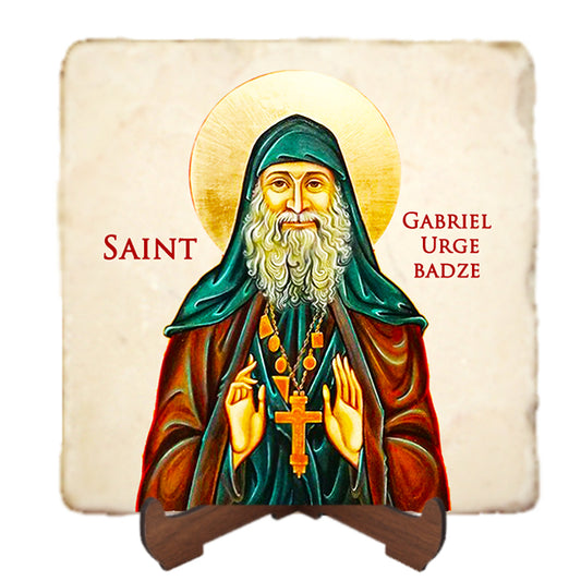 St.Gabriel Urgebadze Icon,Men Saints,Marble Icon,Handmade,Prayer gift,Christian Icon