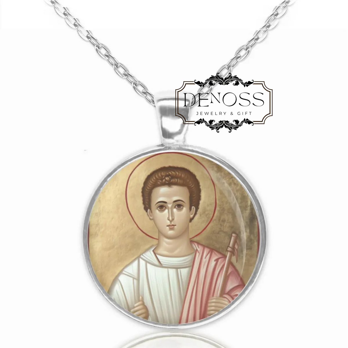 Saint Philip Necklace,Religious Pendant Medal