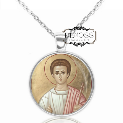 Saint Philip Necklace,Religious Pendant Medal