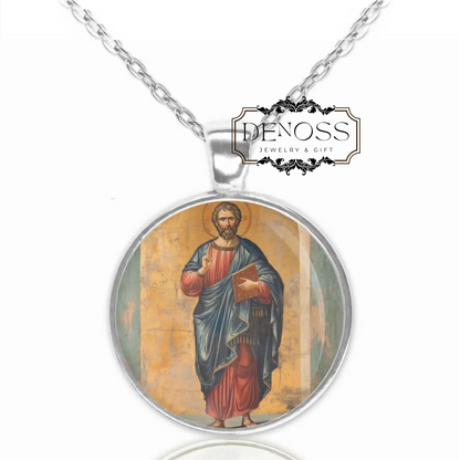 Saint Philip the Apostle Necklace,Medal Pendant,Christian Religious Jewelry