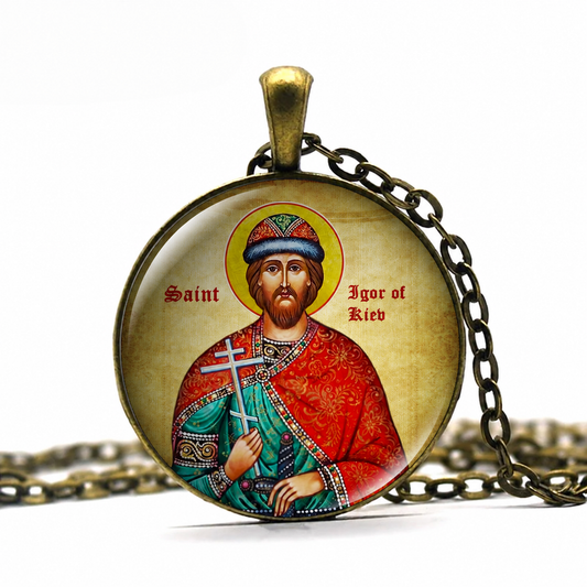 Saint Igor of Kiev Necklace