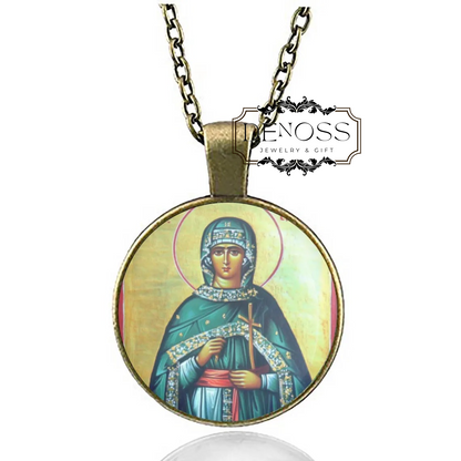 Saint Photine the Samaritan,Woman Saint Photini of Samaria,Orthodox Necklace