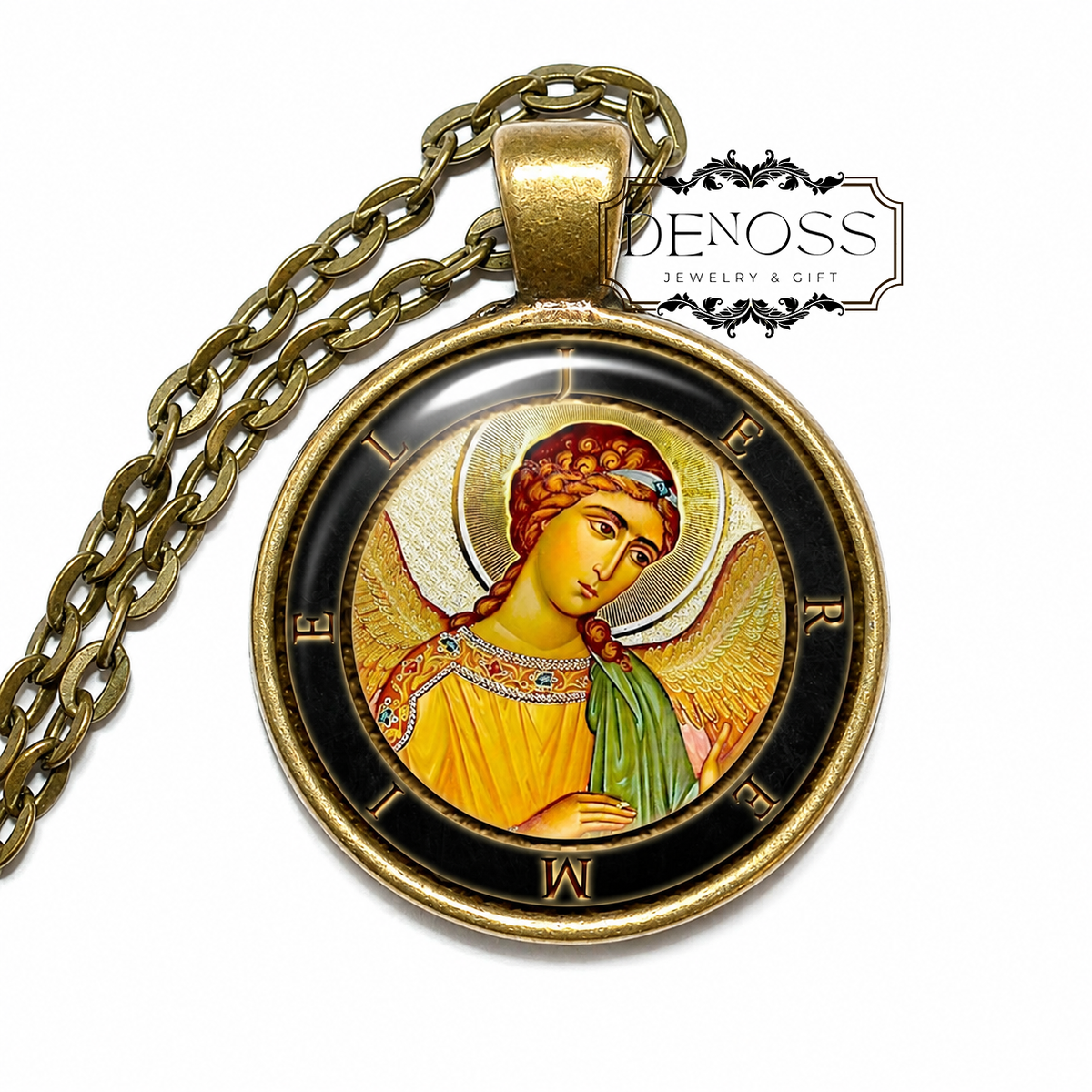 ARCHANGEL JEREMIEL Necklace,Archangel,God's Mercy,Angel of Visions,Angel of Dreams,Judaism,Eastern Orthodox,Catholic