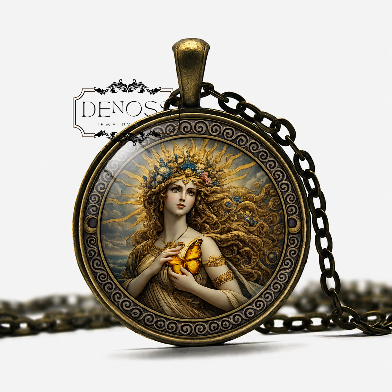 ETAIN Celtic Necklace,Mythology,Mortal Princess,Butterfly,Celtic,Transformation,Enduring Beauty,Resilience,King of Ulster