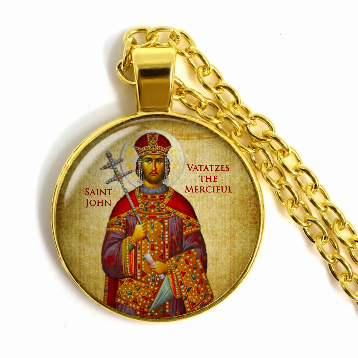 Saint John Vatatzes the Merciful Necklace