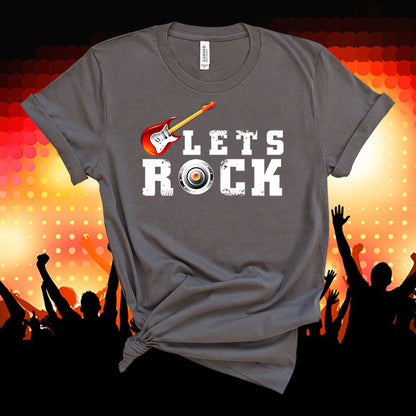Lets Rock Music T shirt