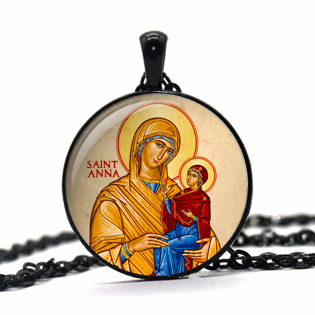 St..Anna Necklace,Religious Necklace