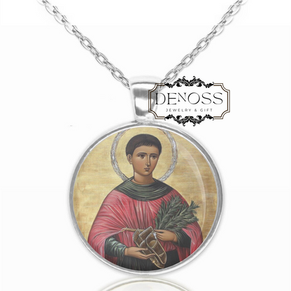 Saint Vitus Patron Saint of Dancer,Dogs,Catholic Christian Medal Pendant Necklace