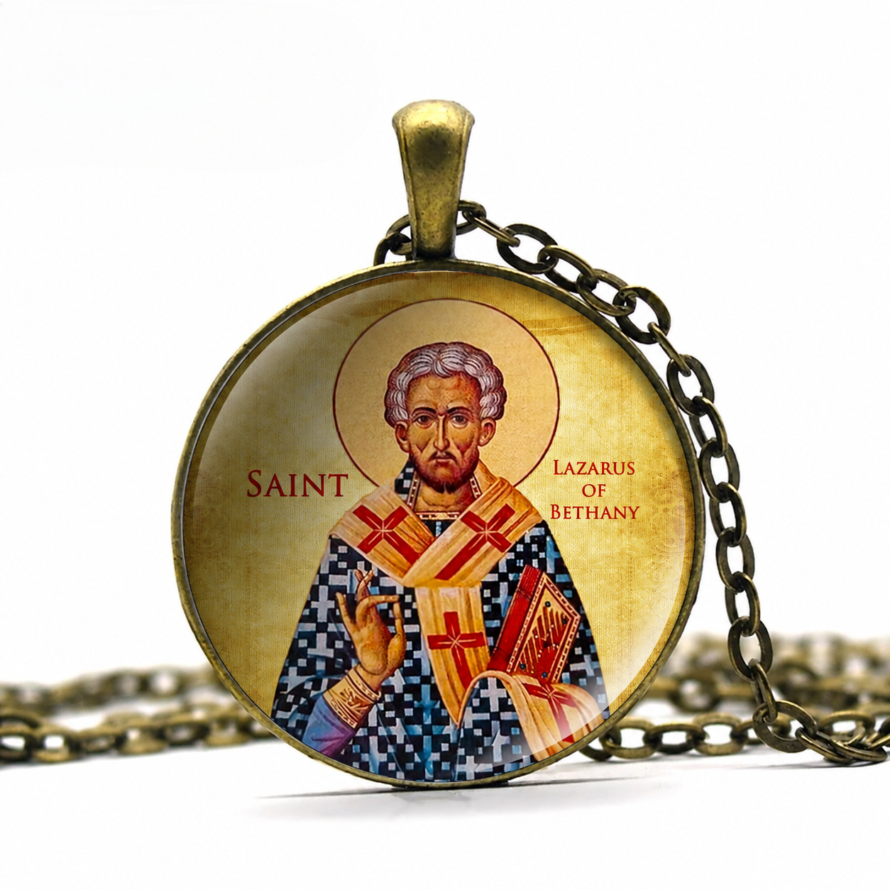 Saint Lazarus of Bethany  Necklace