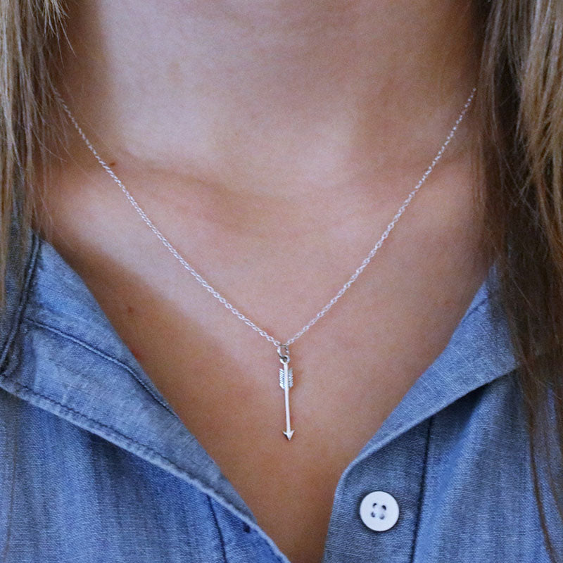 Vertical Arrow Necklace