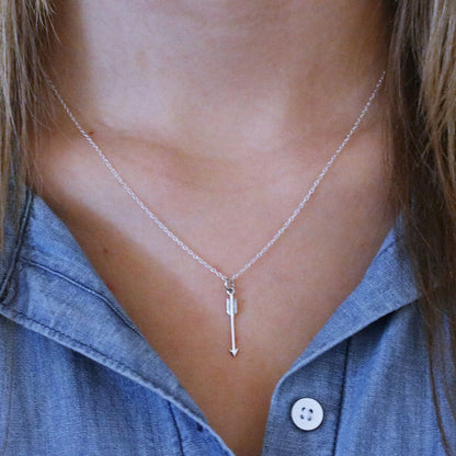 Vertical Arrow Necklace