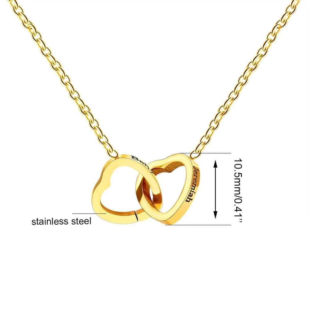 Personalized Couple Names Necklace