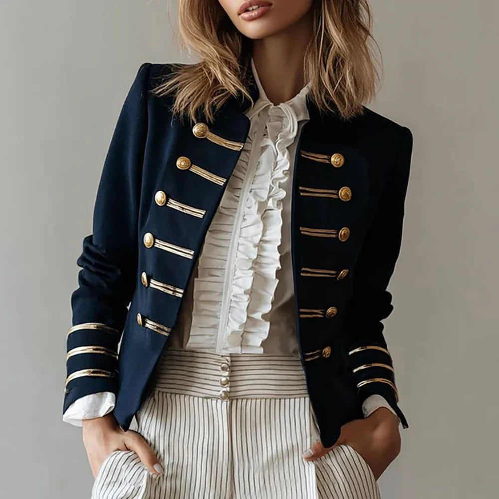 Vintage Spring Outerwear Jacket for Women