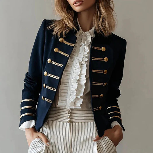 Vintage Spring Outerwear Jacket for Women