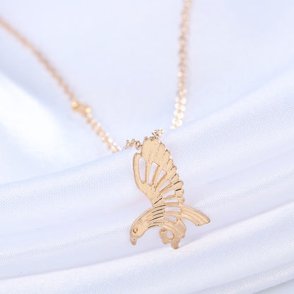 Hawk Gold-Silver Necklace