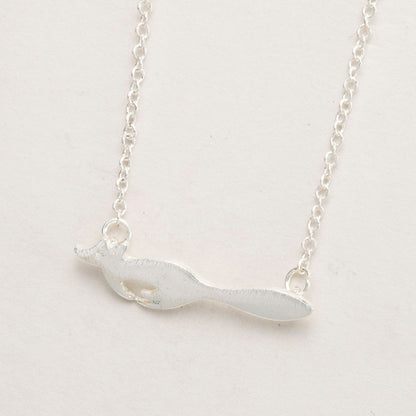 Running Fox Gold-Silver Necklace