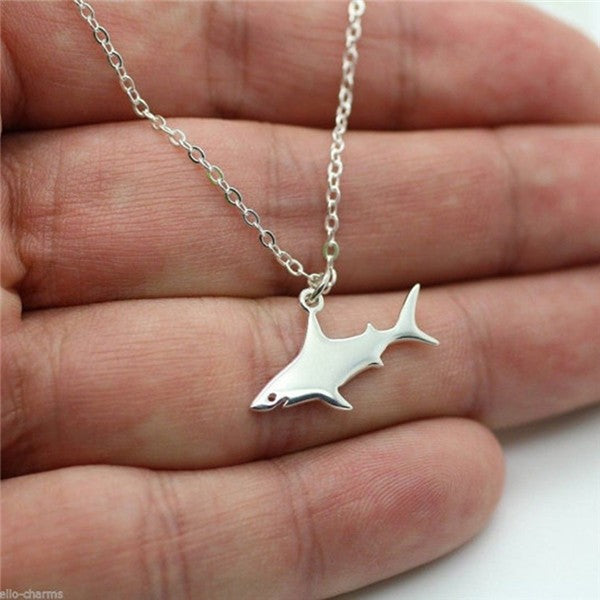 Shark Silver Necklace
