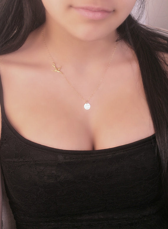 Bird Gold Necklace