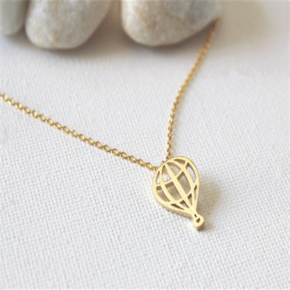 Air Balloon Gold-Silver Necklace
