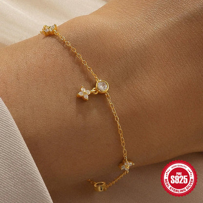 Crystal Gold Bracelet Fine Jewelry