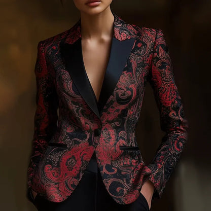 Elegant Floral Blazer for Women