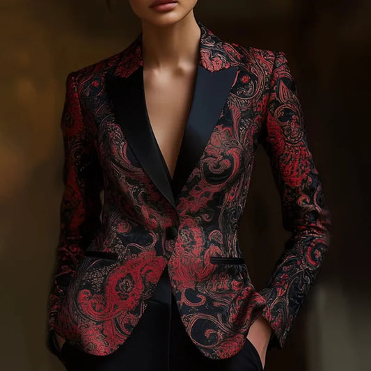 Elegant Floral Blazer for Women