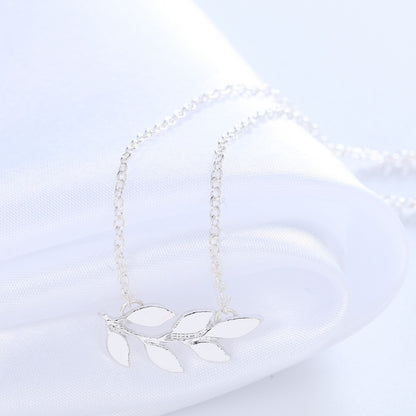 Olive Branch Gold-Silver Necklace