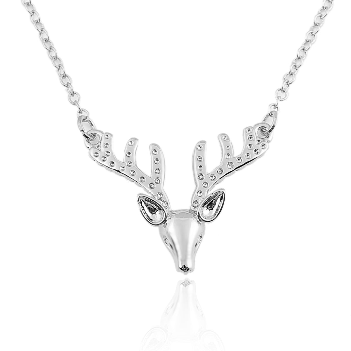 Antler Necklace,Silver