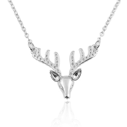 Antler Necklace,Silver