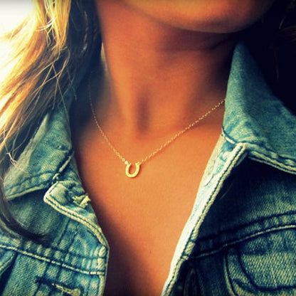 GOOD LUCK Gold-Silver Necklace