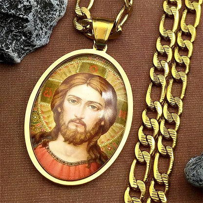 Jesus Cross,Christian Necklace,Religious Gift Jewelry