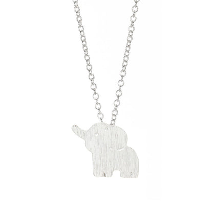 Elephant Silver Necklace