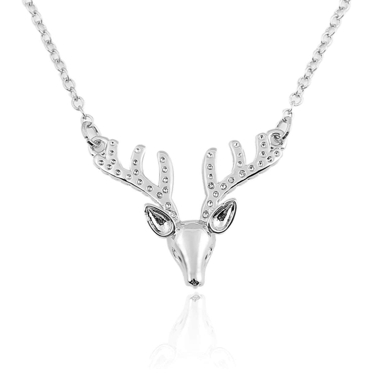 Antler Necklace,silver