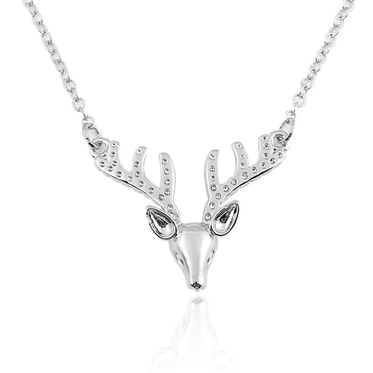 Antler Necklace,silver