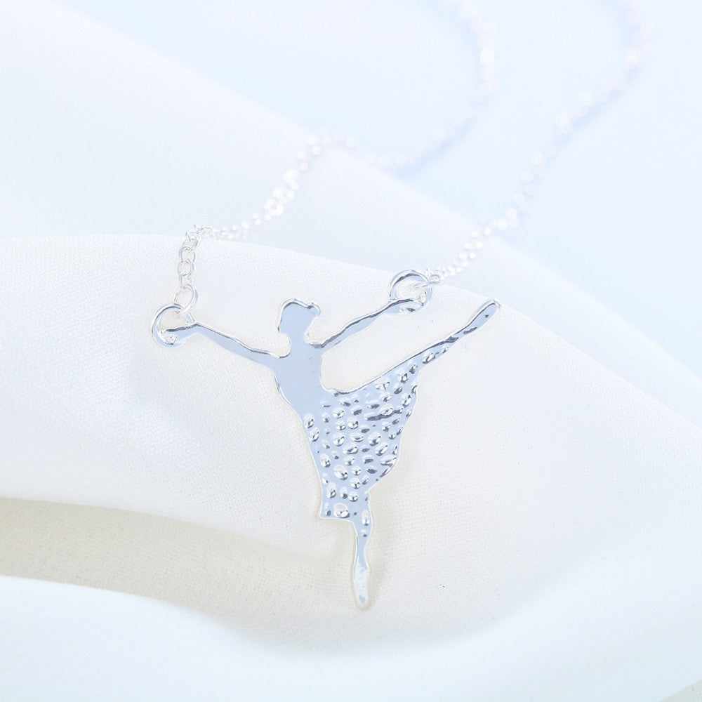 Ballerina Silver Necklace