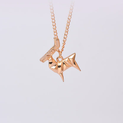 Deer Gold-Silver Necklace