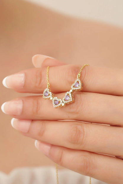 Heart Clover Magnetic Necklace