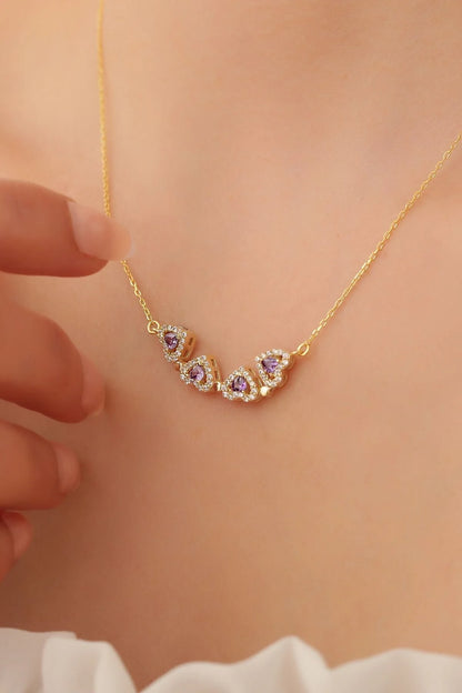 Heart Clover Magnetic Necklace