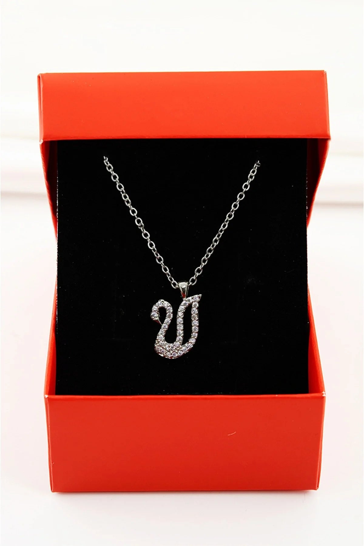Swan Zircon Necklace
