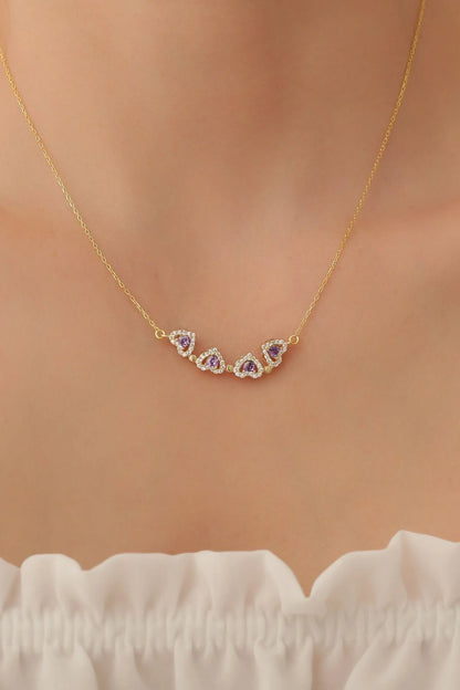 Heart Clover Magnetic Necklace