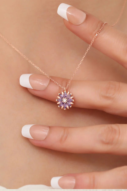 Amethyst Rosegold Necklace