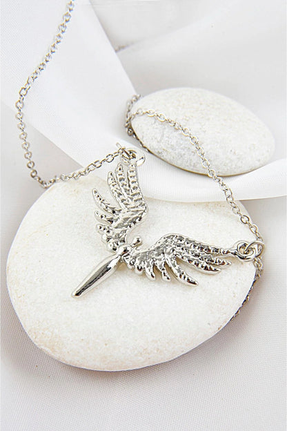 Silver Angel Necklace