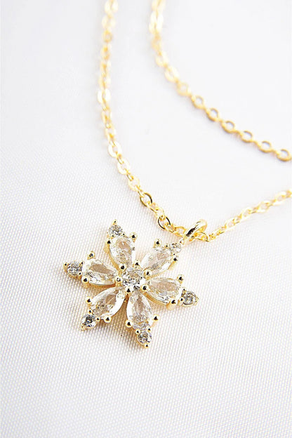 Flower Gold-Silver Necklace