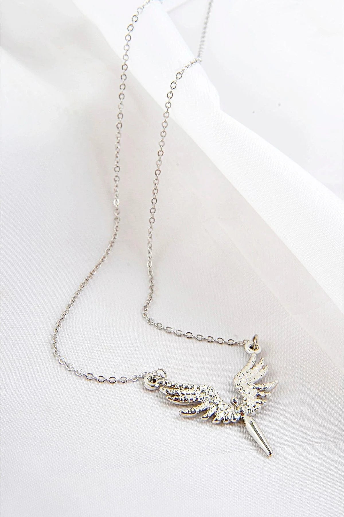 Silver Angel Necklace