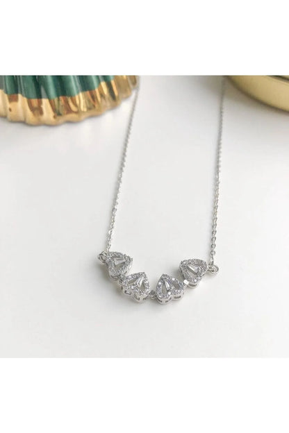 Silver Lucky Clover Necklace