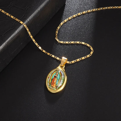 Virgin Mary Christian Necklace,Religious Necklace