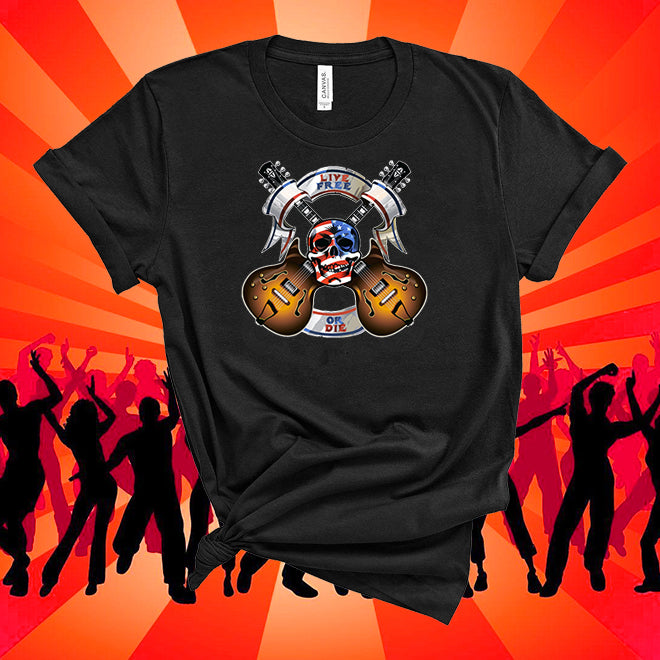 Live Free or Die Music T shirt