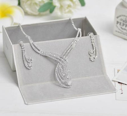 Crystal stone women’s jewelry set